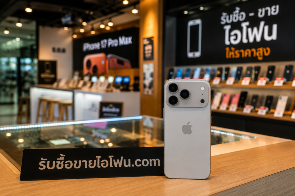 รับซื้อไอโฟน 15, 16, 17 — ราคาดี จ่ายทันที ไม่ต้องรอ 3 ChatGPT Image 23 พ.ค. 2569 14 07 44