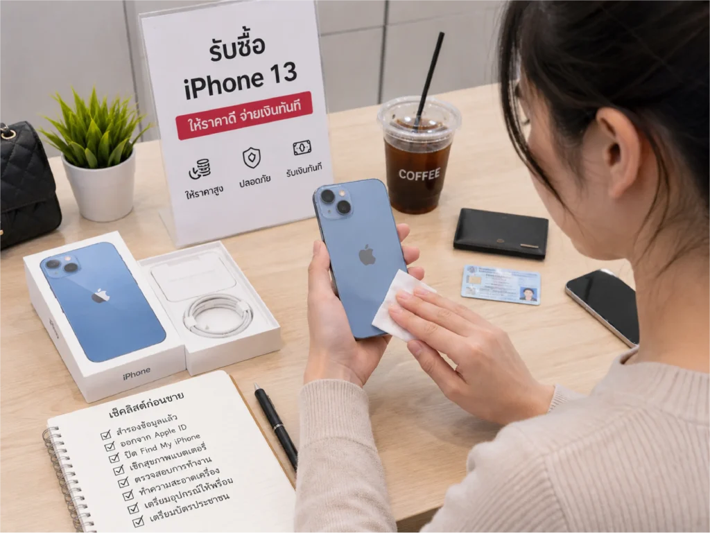 เตรียมตัวอย่างไรก่อนนำ iPhone 13 มาขาย